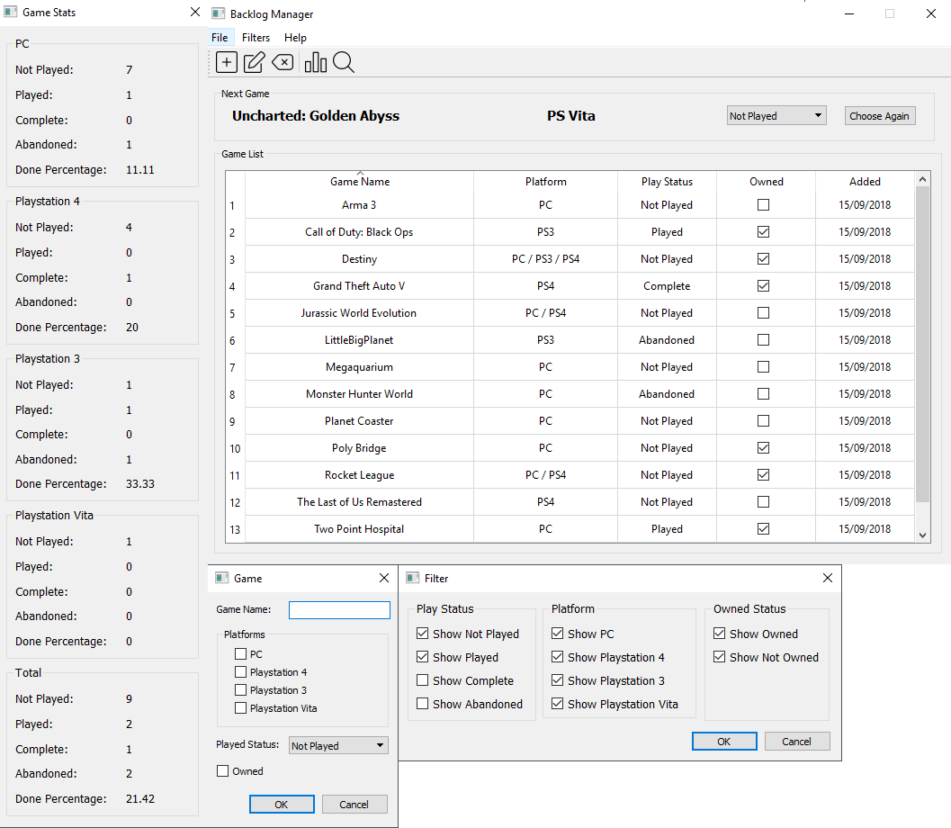 Backlog Manager